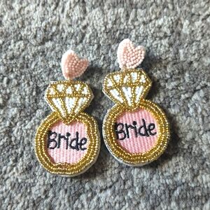 Beaded Bride Earrings